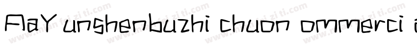 AaYunshenbuzhi chuon ommerci allse字体转换